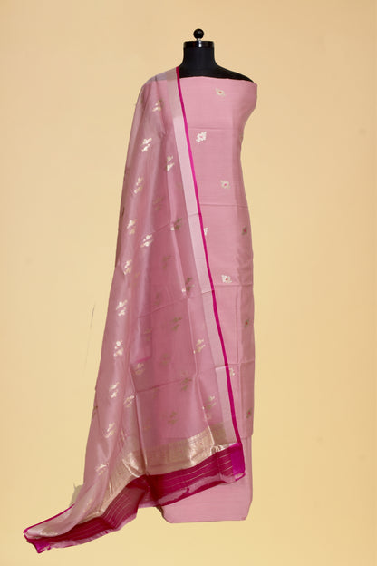 Silk Kadwa Booti Suit