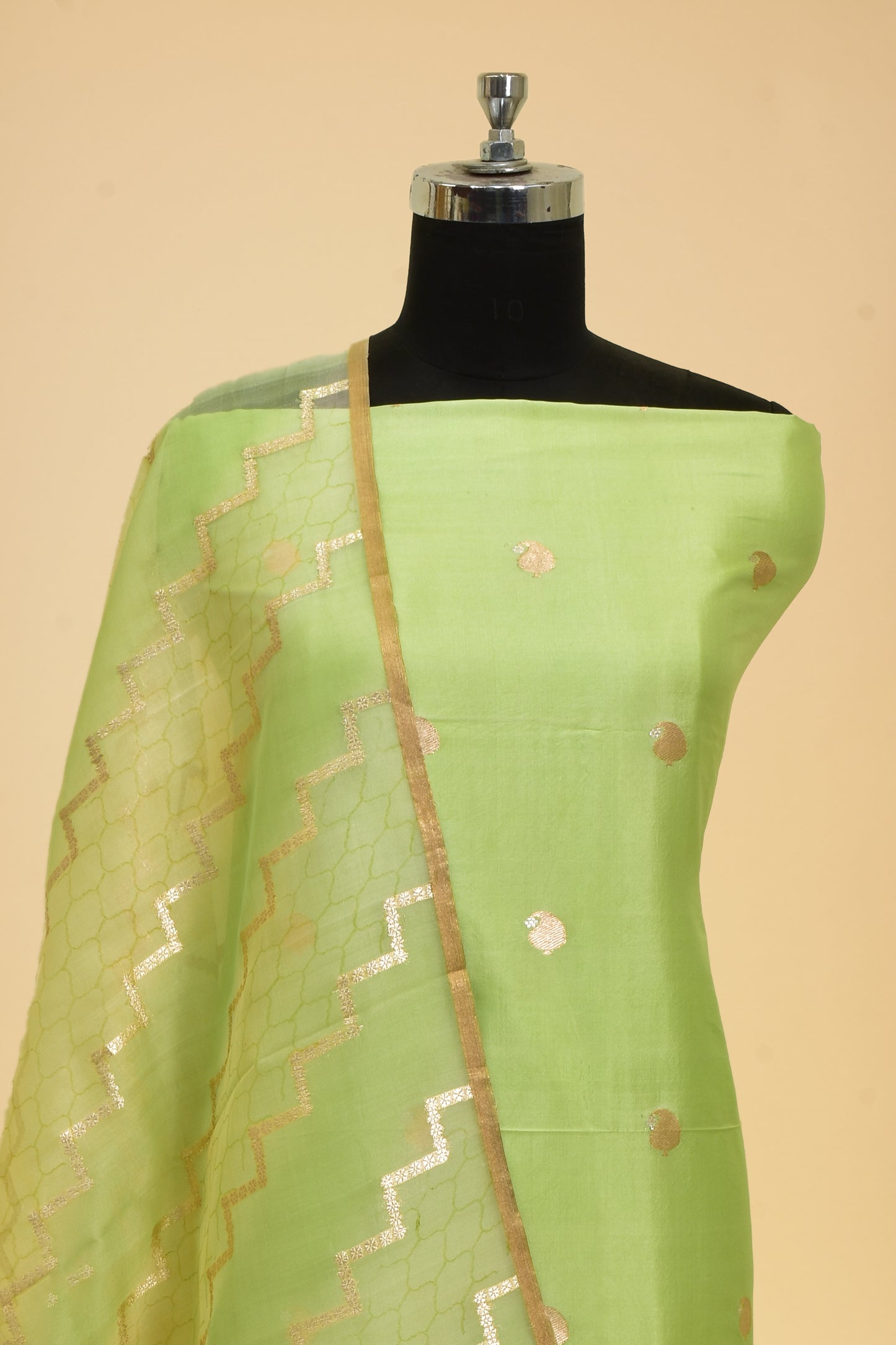 Silk Kadwa Booti Suit