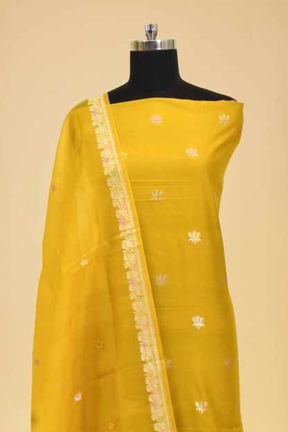 Cotton Kadwa Booti Suit