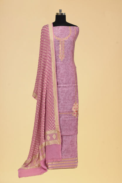 Silk Kadwa Suit