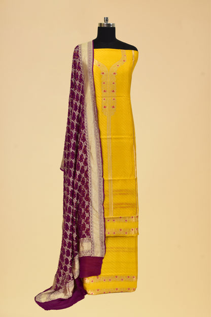 Silk Kadwa Suit