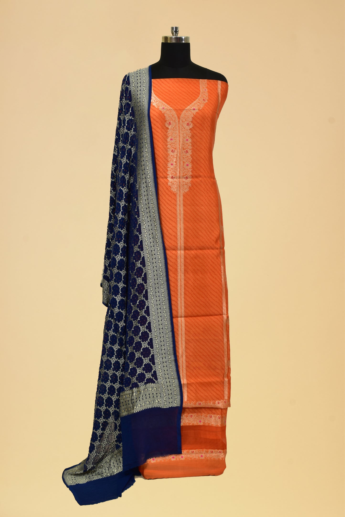 Silk Kadwa Suit