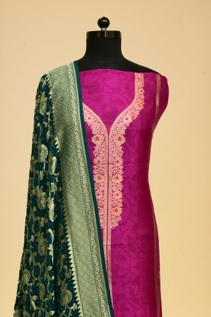 Silk Kadwa Suit