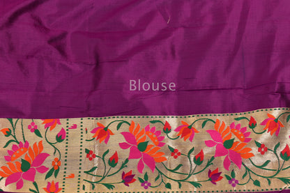 Silk Kadwa Booti Saree