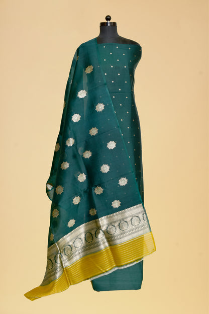 Silk Kadwa Booti Suit