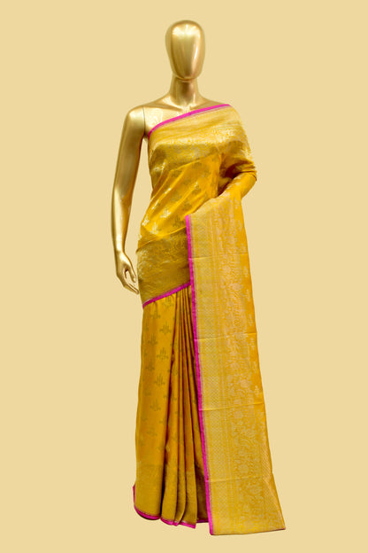 Handwoven Satin Cutwork Saree