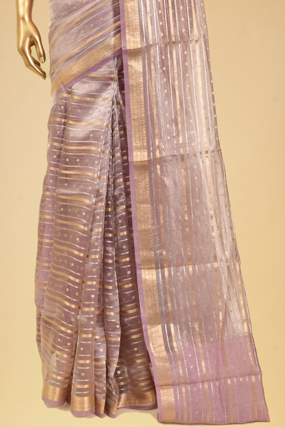 Tissue Cutwork Saree