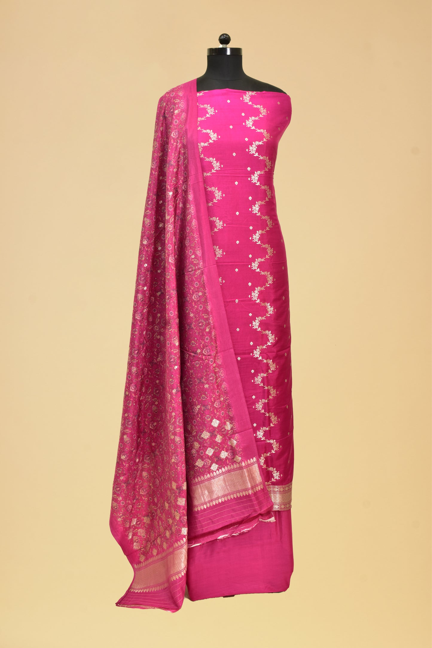 Silk Kadwa Suit