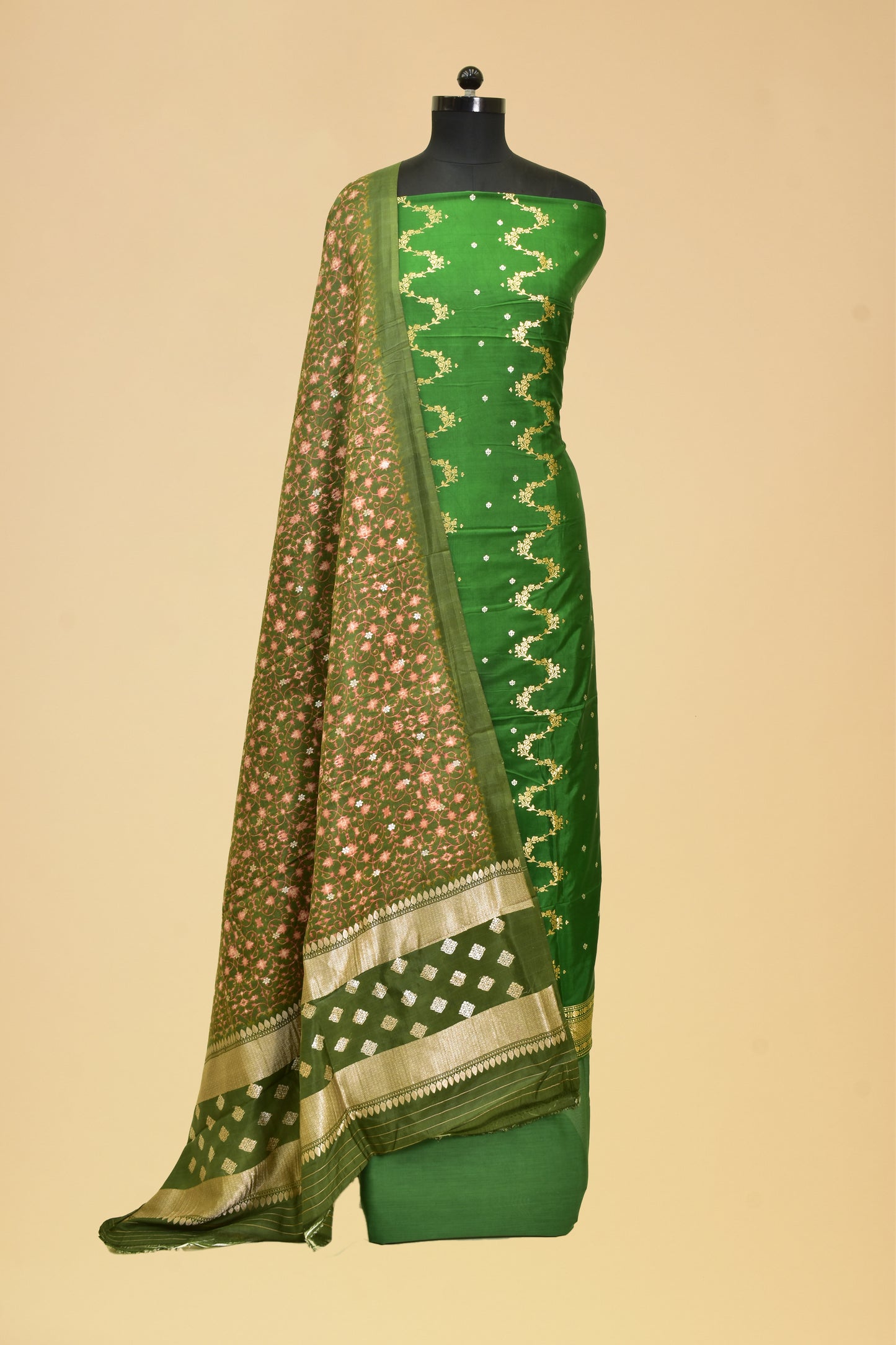 Silk Kadwa Suit