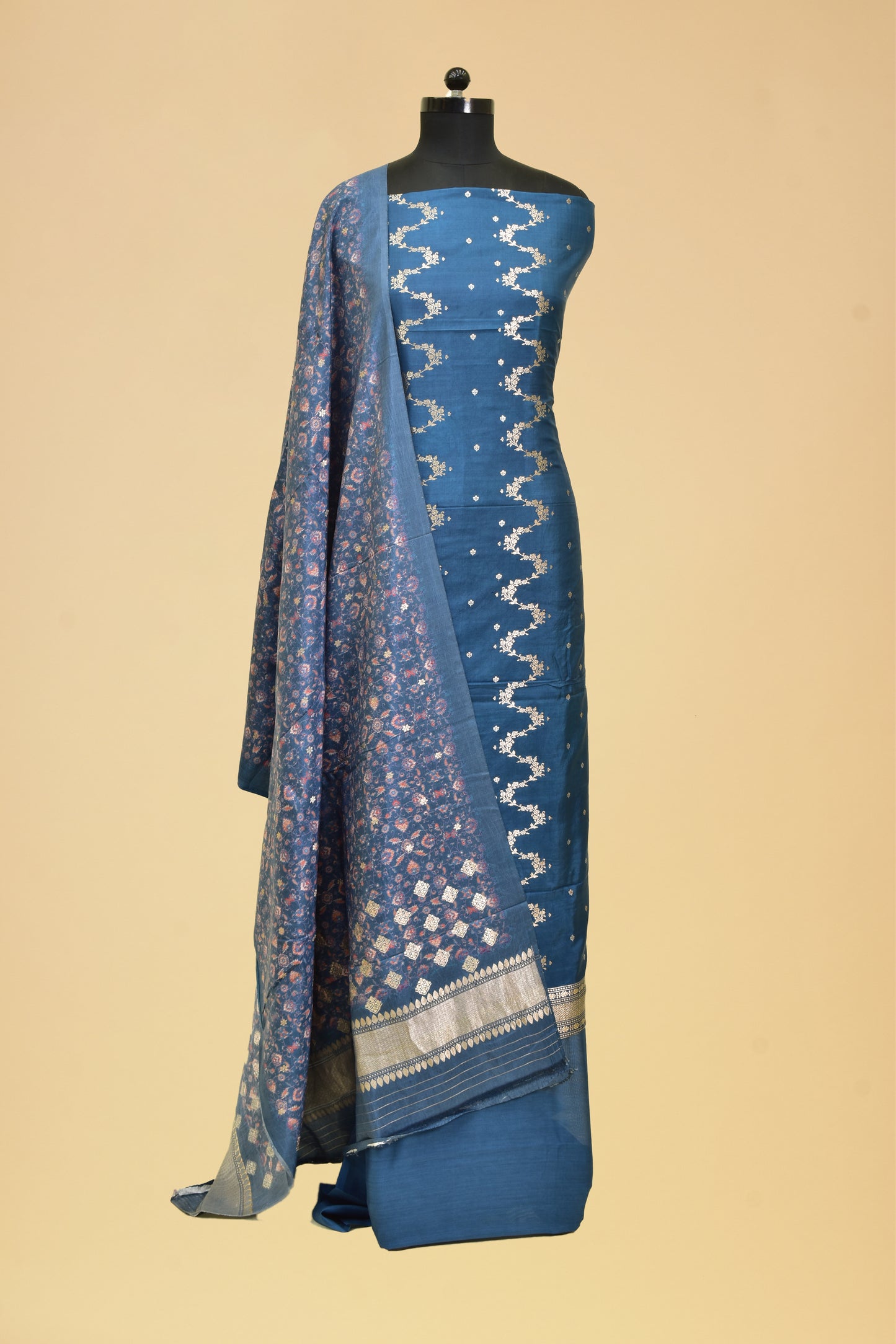 Silk Kadwa Suit