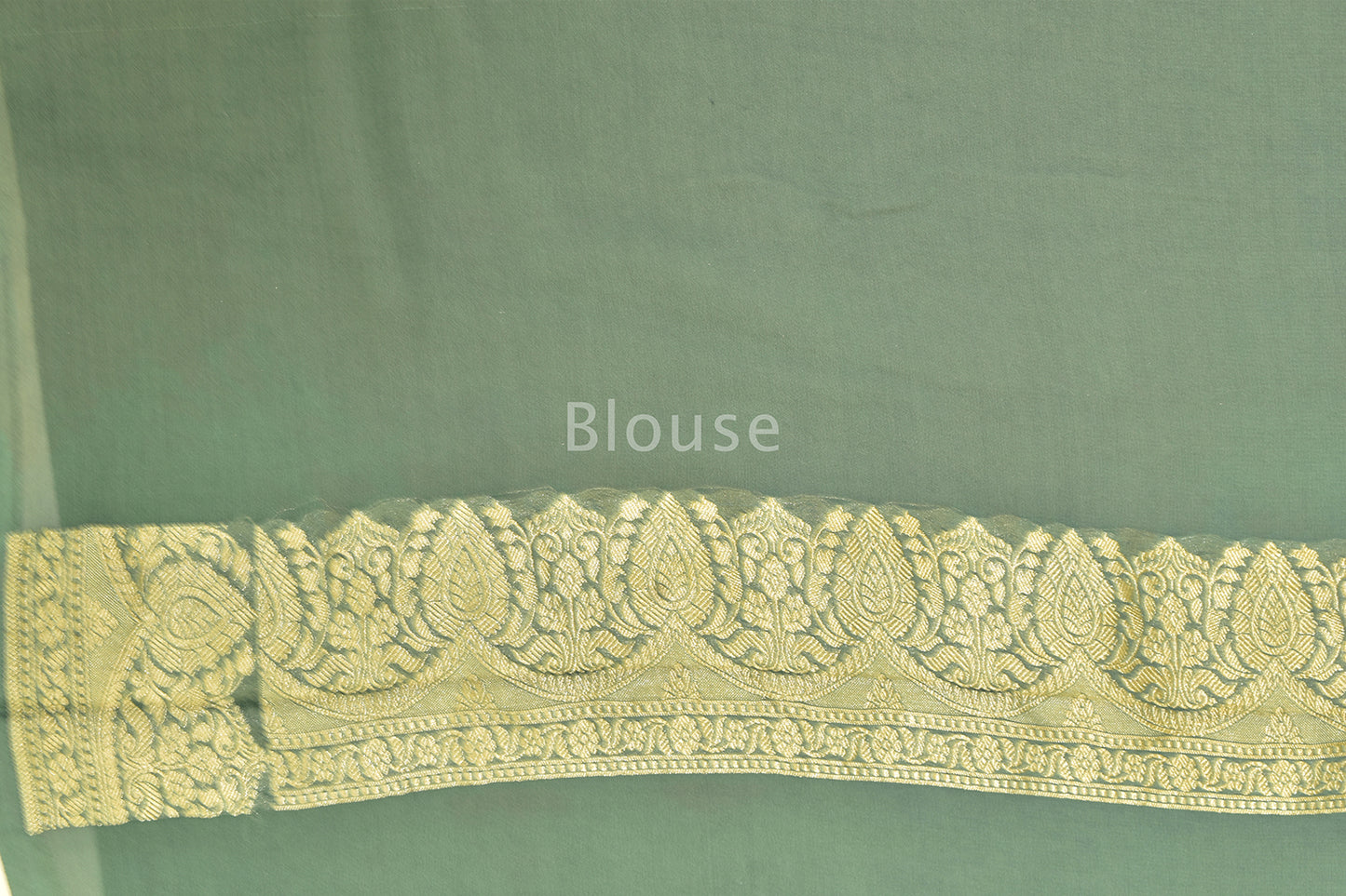 Handwoven Chiffon Cutwork Meenadar Saree