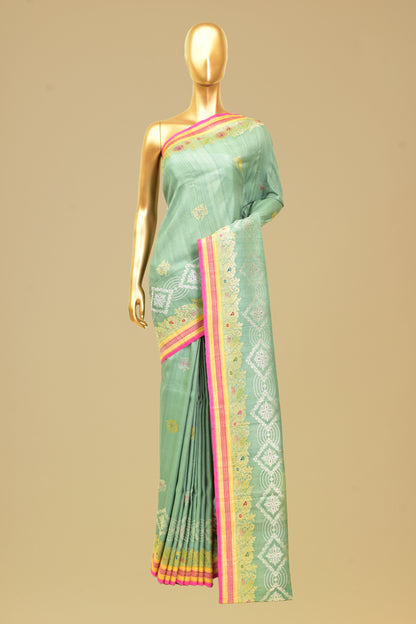 Tusser Kadwa Saree