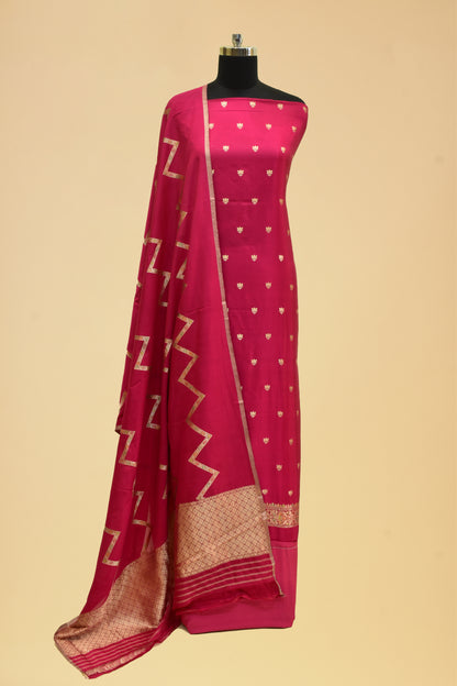 Silk Kadwa Booti Suit