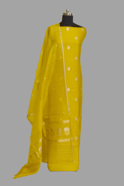 Silk Kadwa Booti Suit