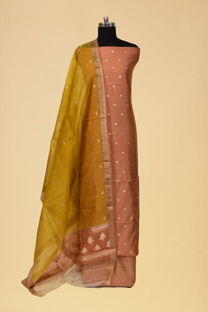 Silk Kadwa Booti Suit