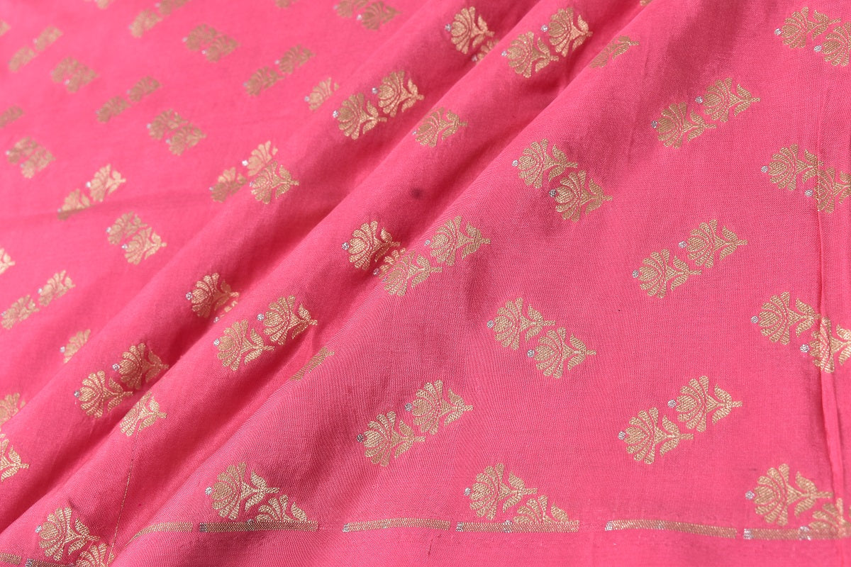 Cutwork Handwoven Pure Katan Silk Thaan