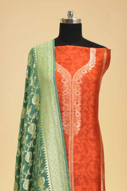 Silk Kadwa Suit