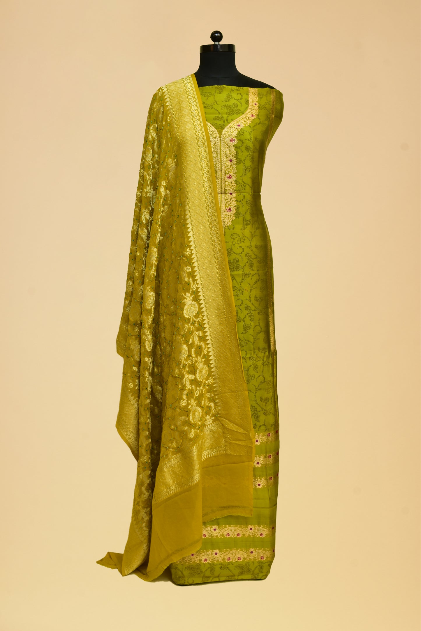 Silk Kadwa Suit