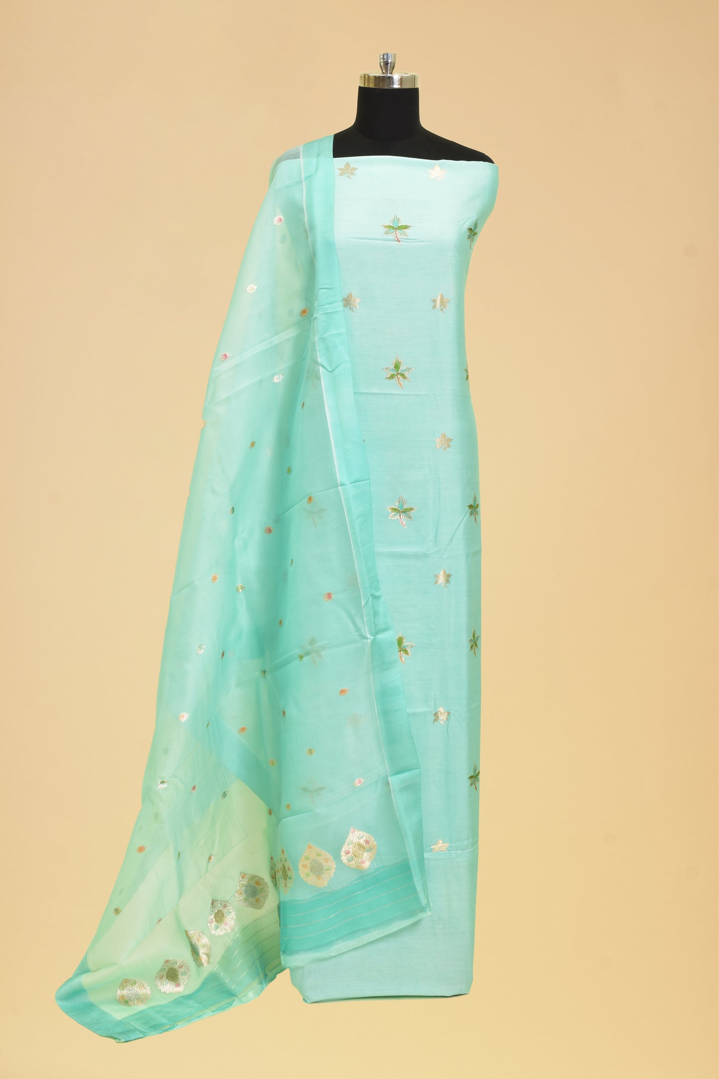 Silk Kadwa Suit