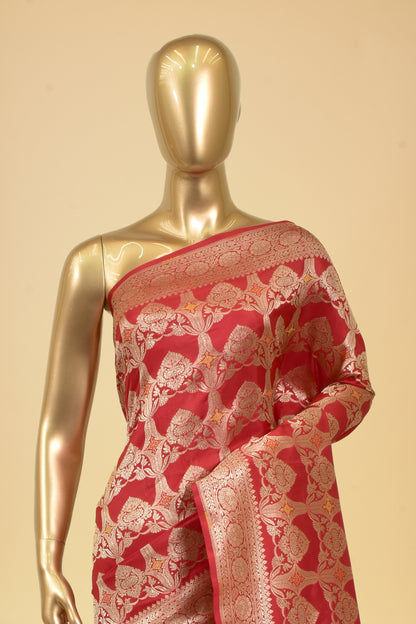 Handwoven Silk Cutwork Saree