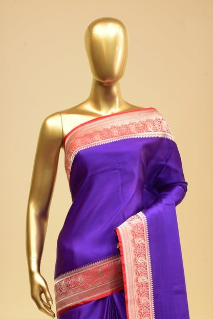 Satin Plain Saree