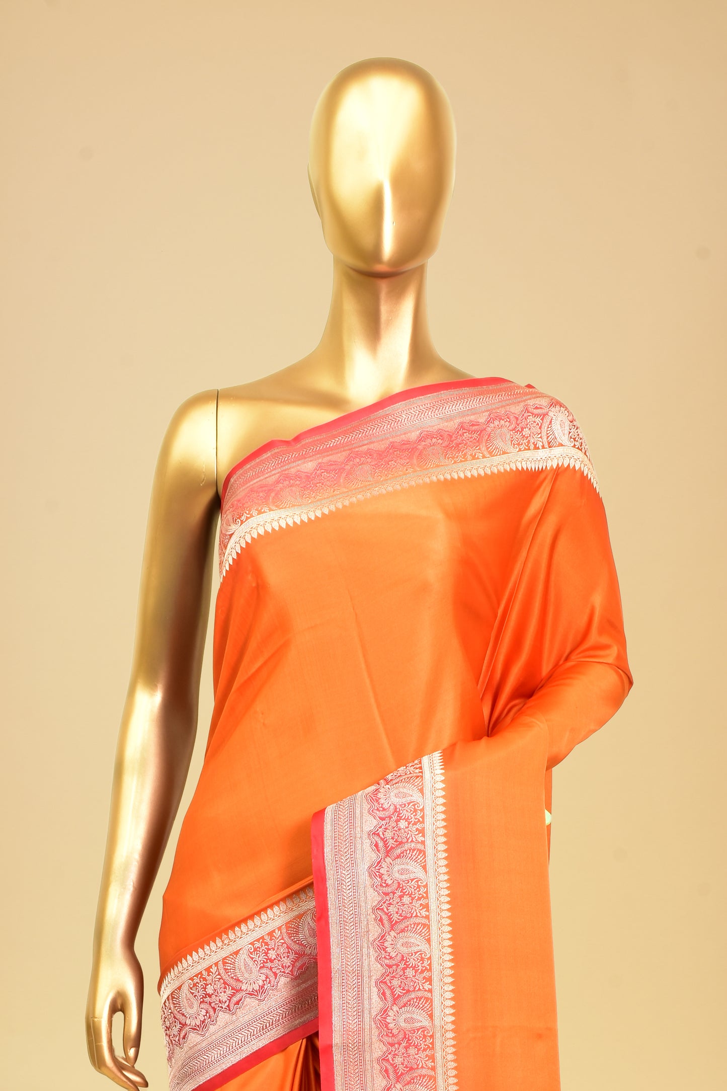 Satin Plain Saree