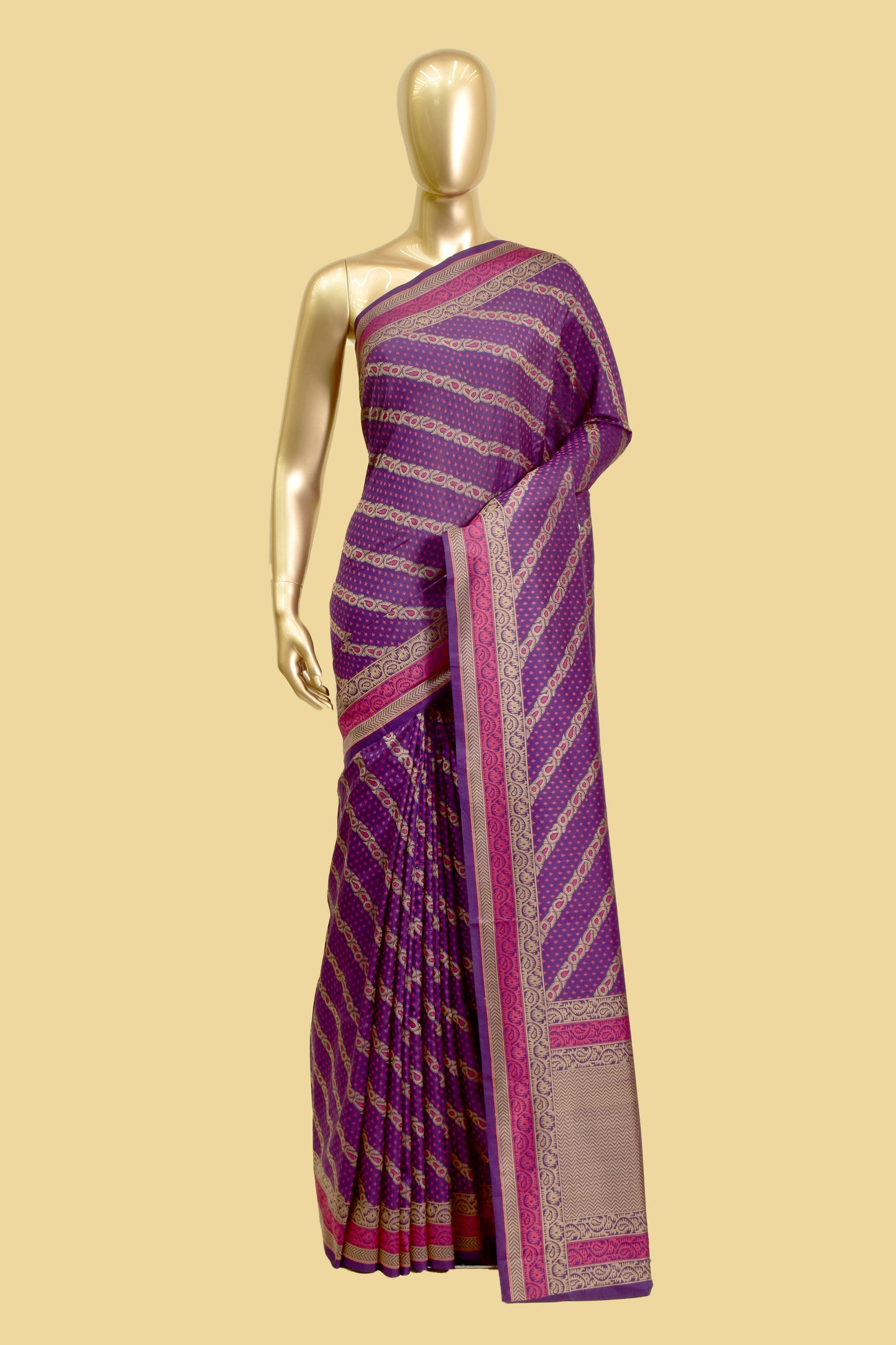 Handwoven Silk Cutwork Saree