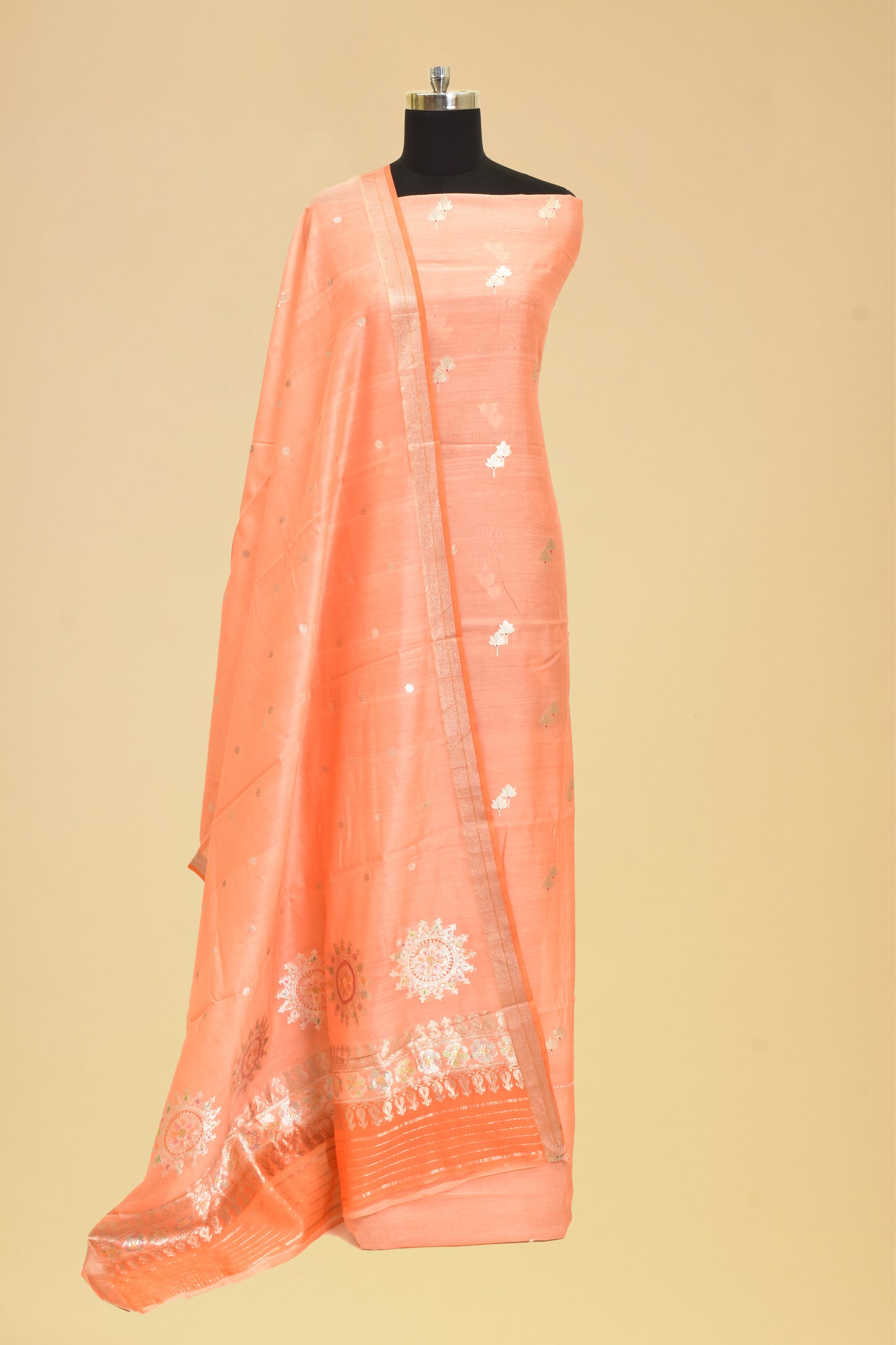 Silk Kadwa Suit