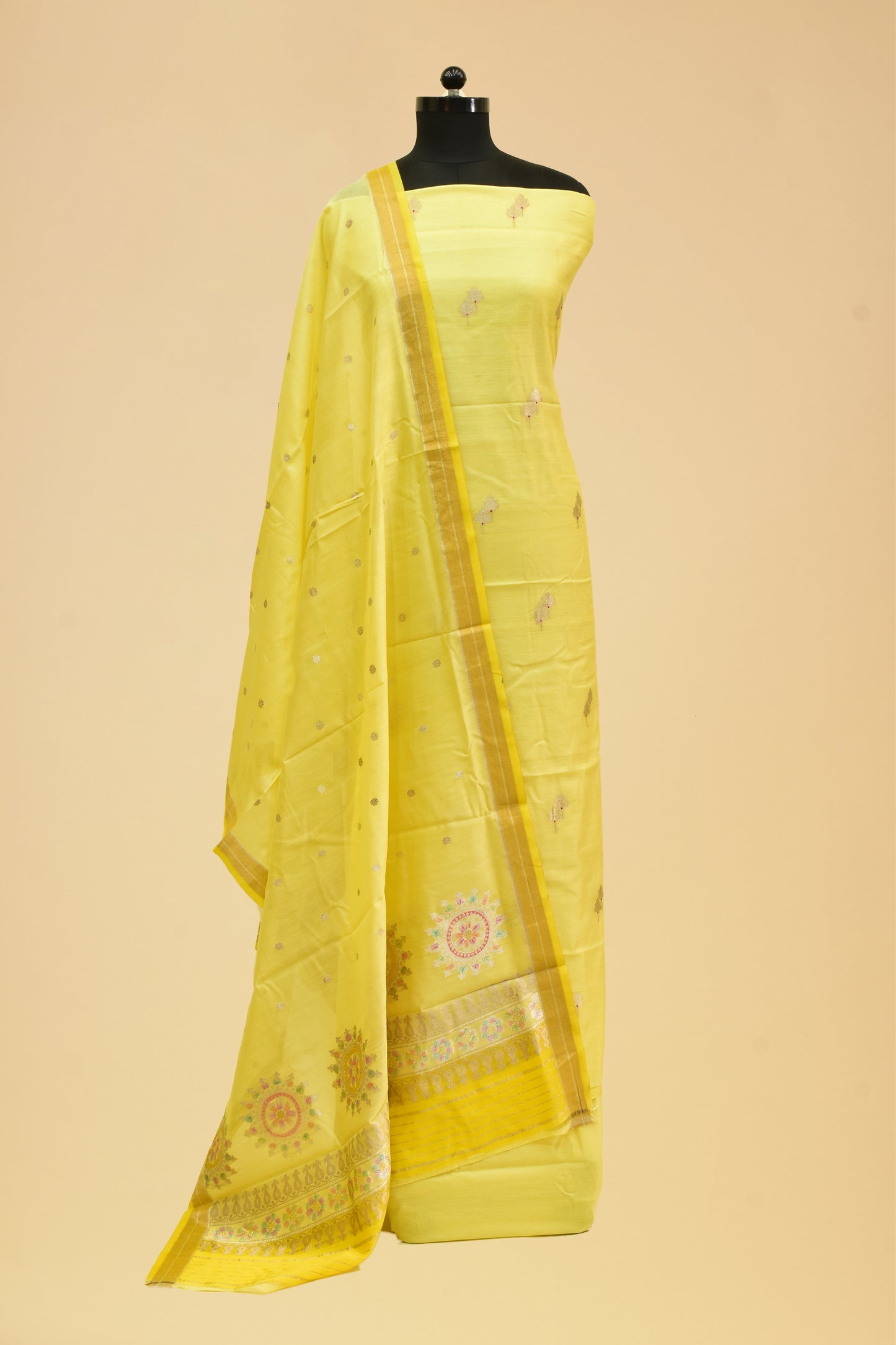 Silk Kadwa Suit