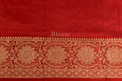 Handwoven Katan Silk Kadwa Saree