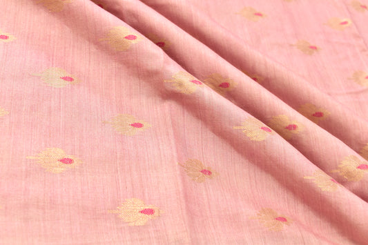 Cutwork Handwoven Pure Munga Silk Thaan
