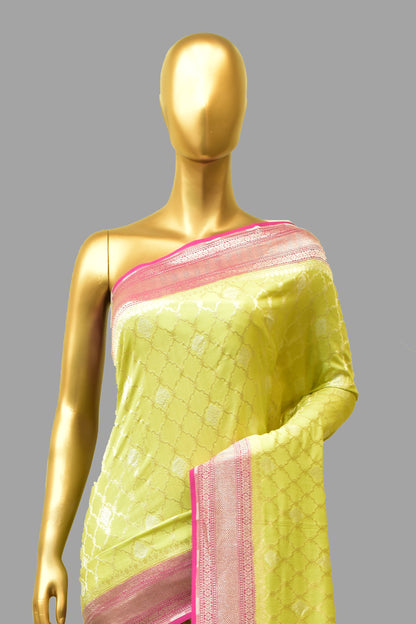 Munga Cutwork Saree