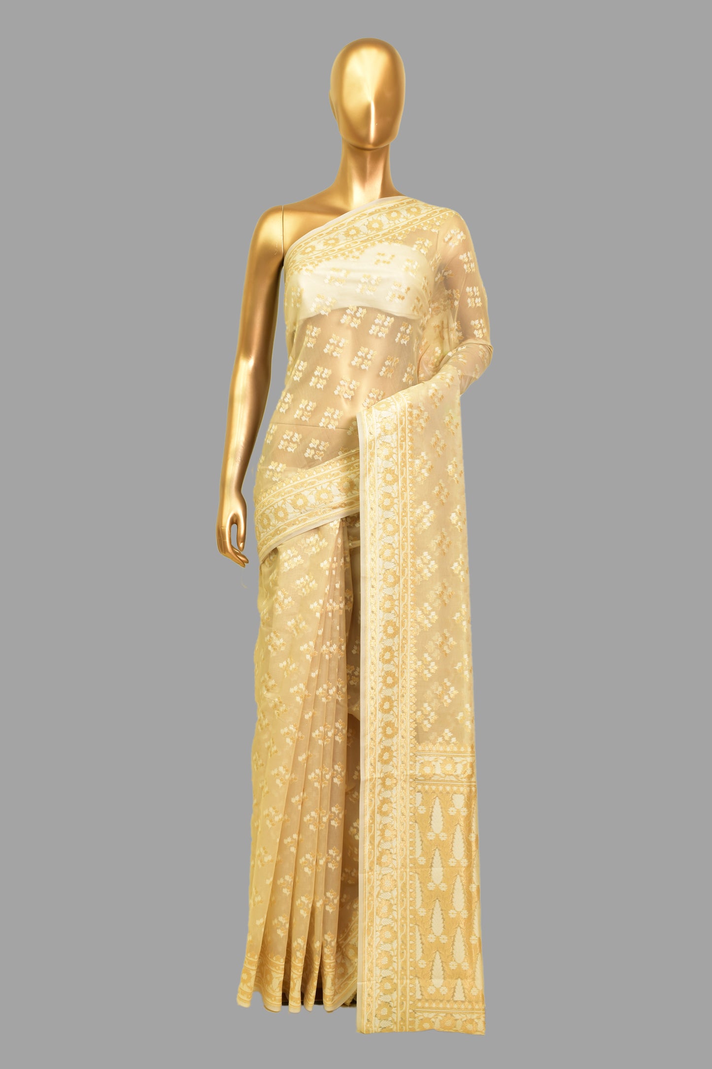 Art Georgette Cutwork Saree