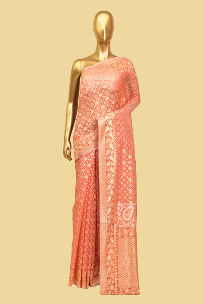 Art Georgette Cutwork Saree