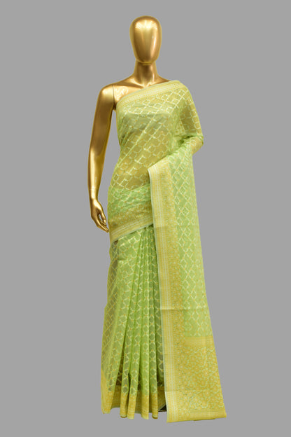 Art Georgette Cutwork Saree