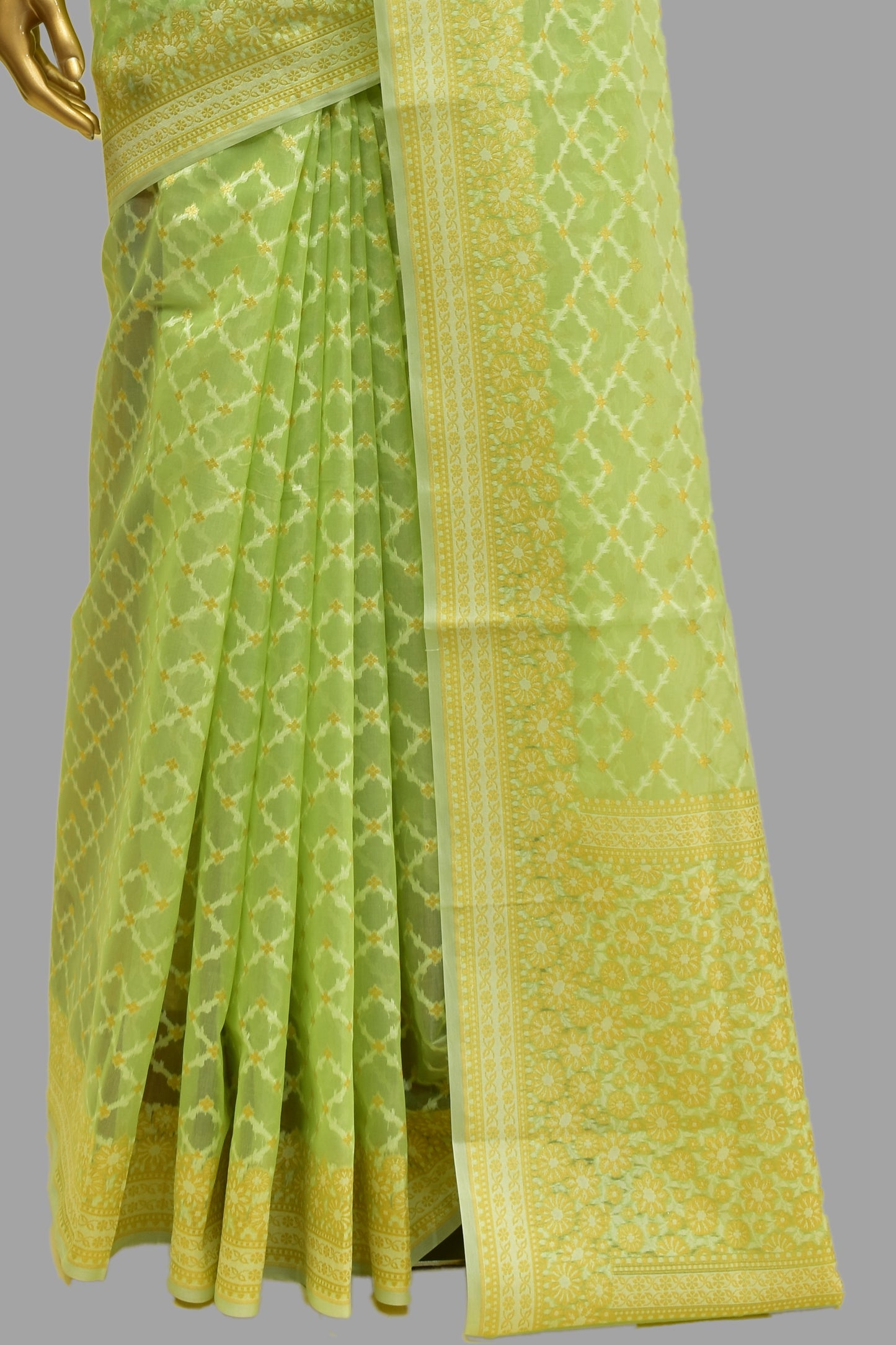 Art Georgette Cutwork Saree