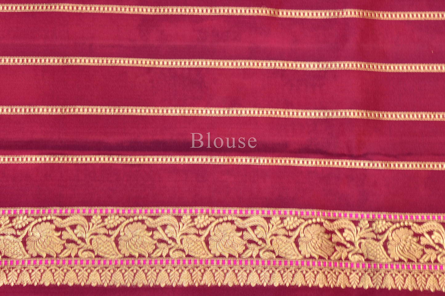 Silk Emboss-Brocade Saree