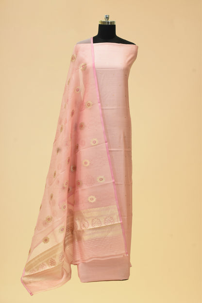 Handwoven Meenadar Silk Kadwa Suit
