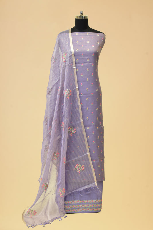 Handwoven Tissue Embroidery Suit