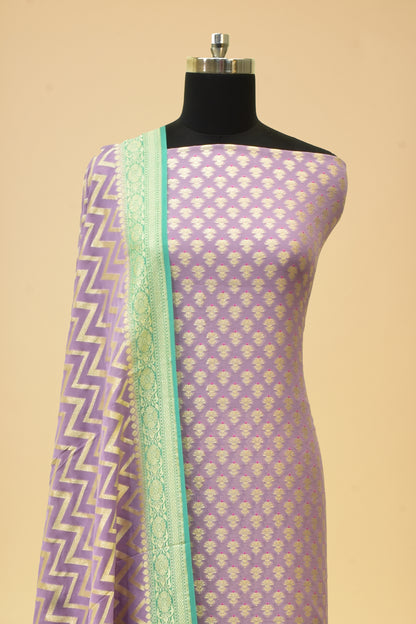 Handwoven Chiffon Silk Cutwork Suit