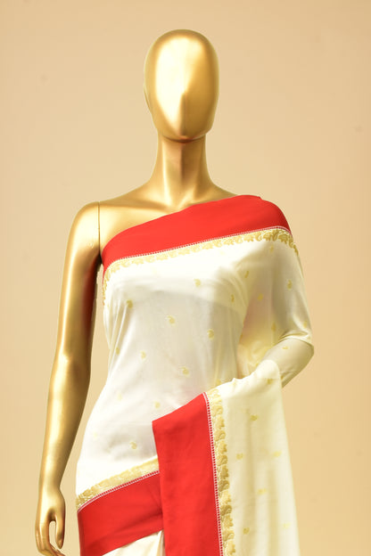 Silk Cutwork Saree