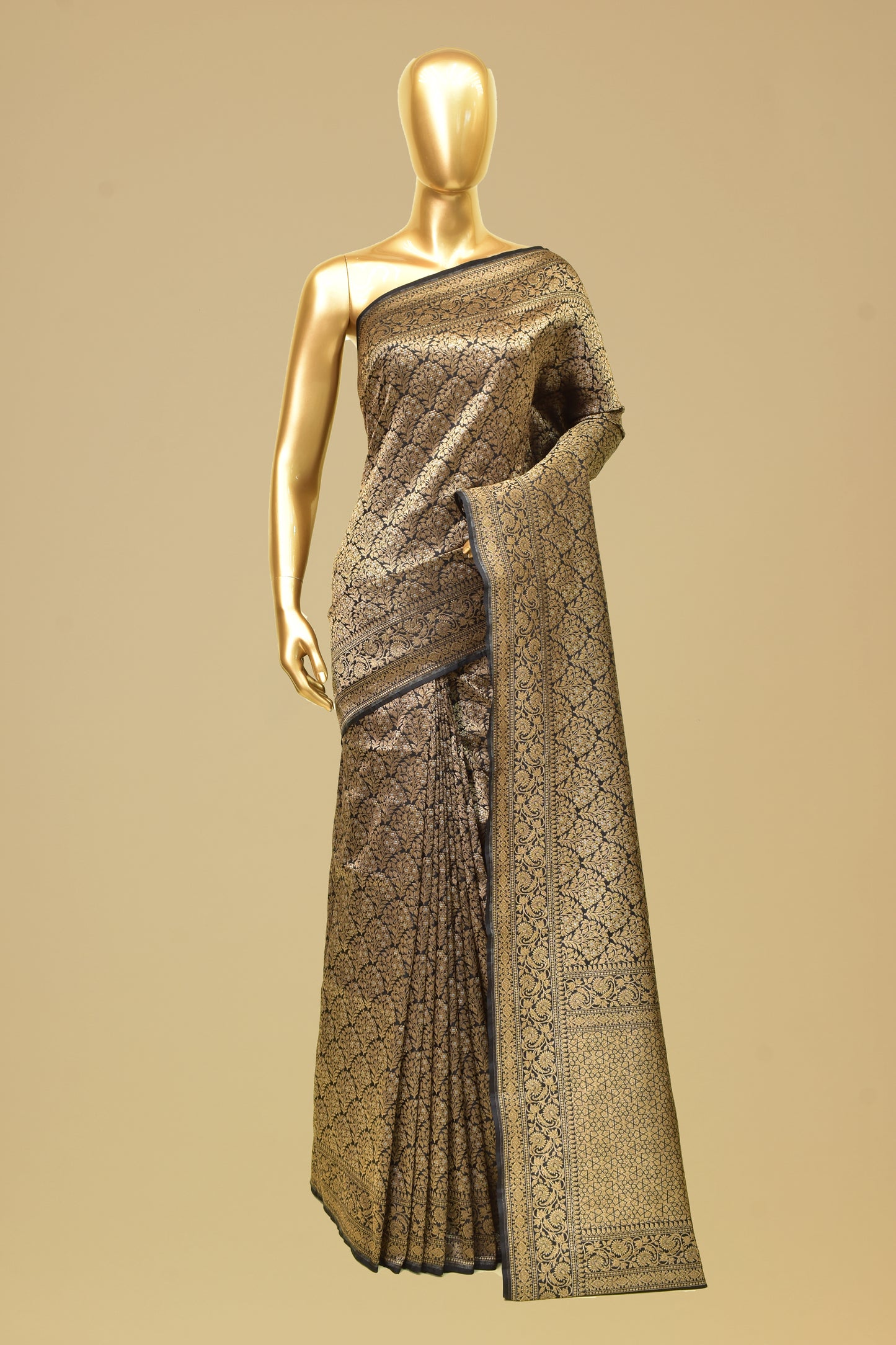 Banarasi Silk Emboss-Brocade Saree