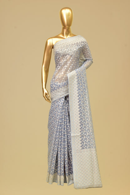 Art Georgette Cutwork Saree