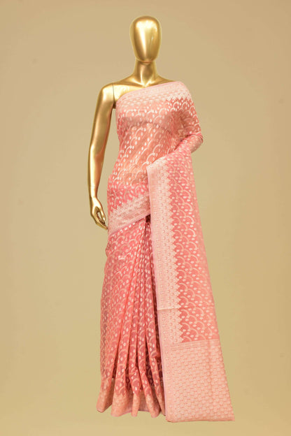 Art Georgette Cutwork Saree