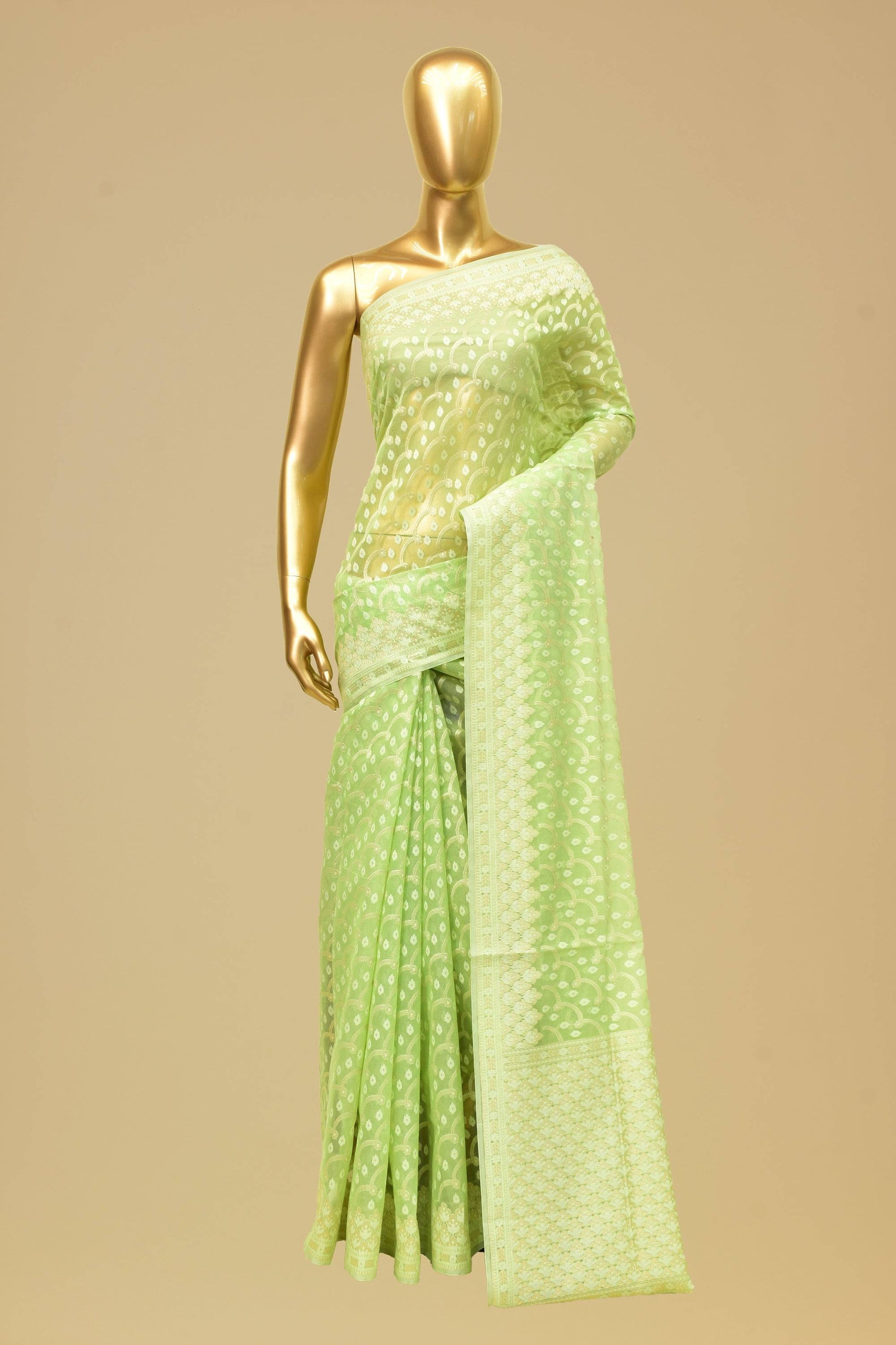 Art Georgette Cutwork Saree