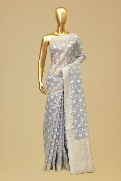 Art Georgette Cutwork Saree