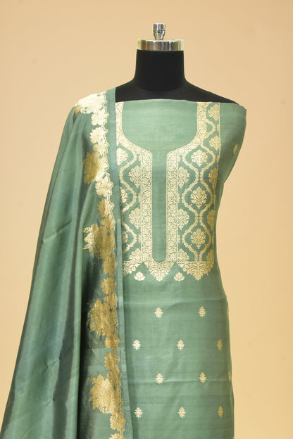 Handwoven Silk Cutwork Suit