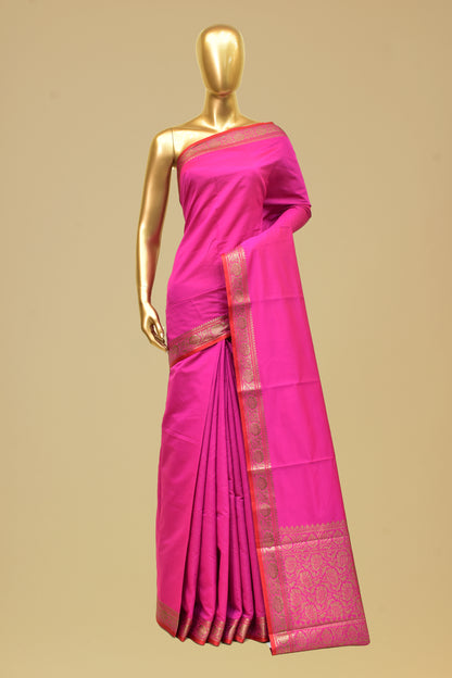 Art Silk Plain Saree