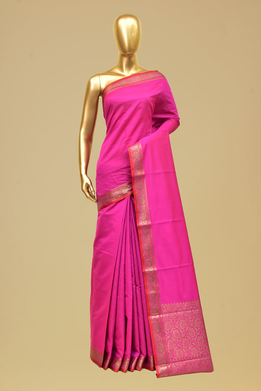 Art Silk Plain Saree