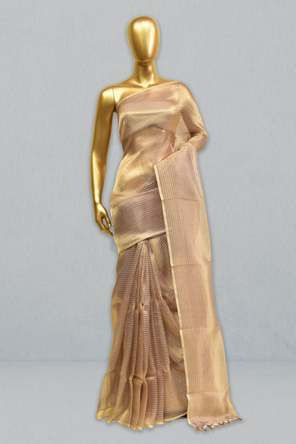 Tissue Plain Saree